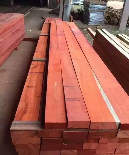 优质非洲加蓬红花梨板材 全实木板材 高档家具制作好料 质量保证